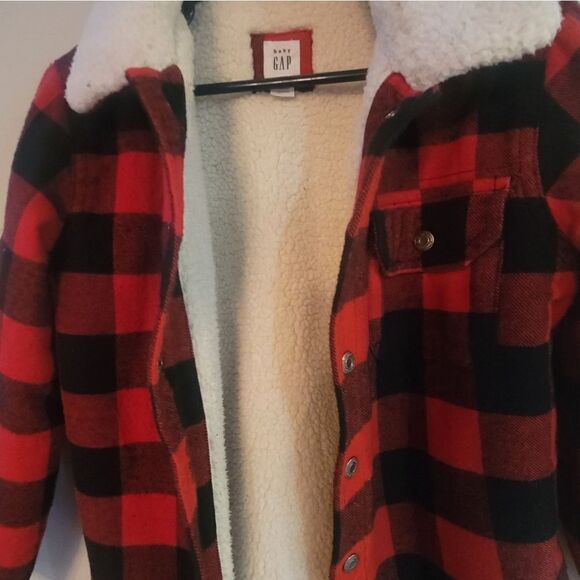 Gap Boys Buffalo Plaid Shirt Jacket - Picture 13 of 14